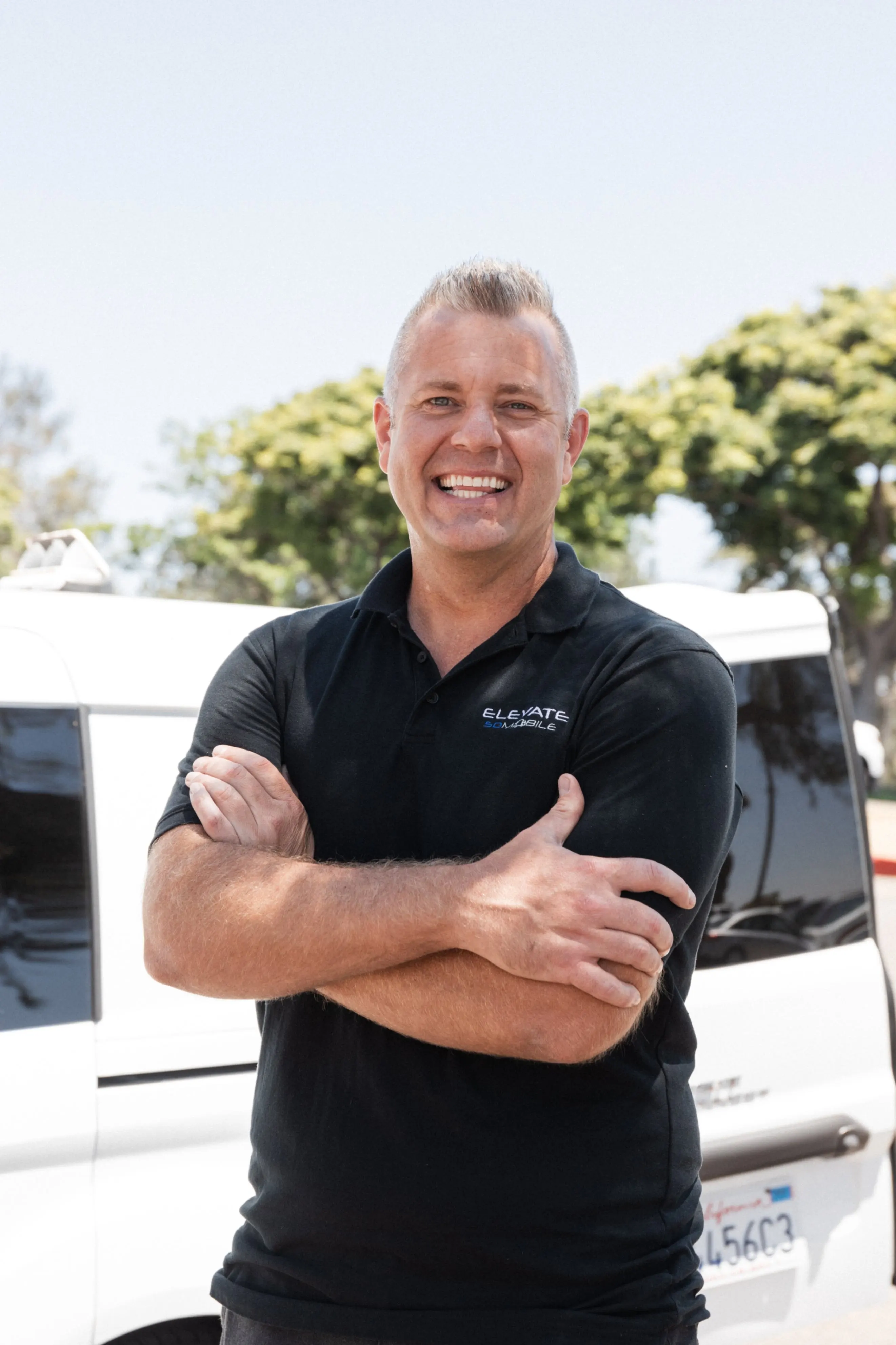 Riley Ayres, owner of Elevate SD Mobile Detail